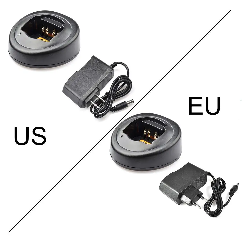 

EU US Battery Charger Base for Motorola Radio GP328 GP340 GP338 PRO5150 Walkie Talkie Interphone Charger for Motorola PRO5150