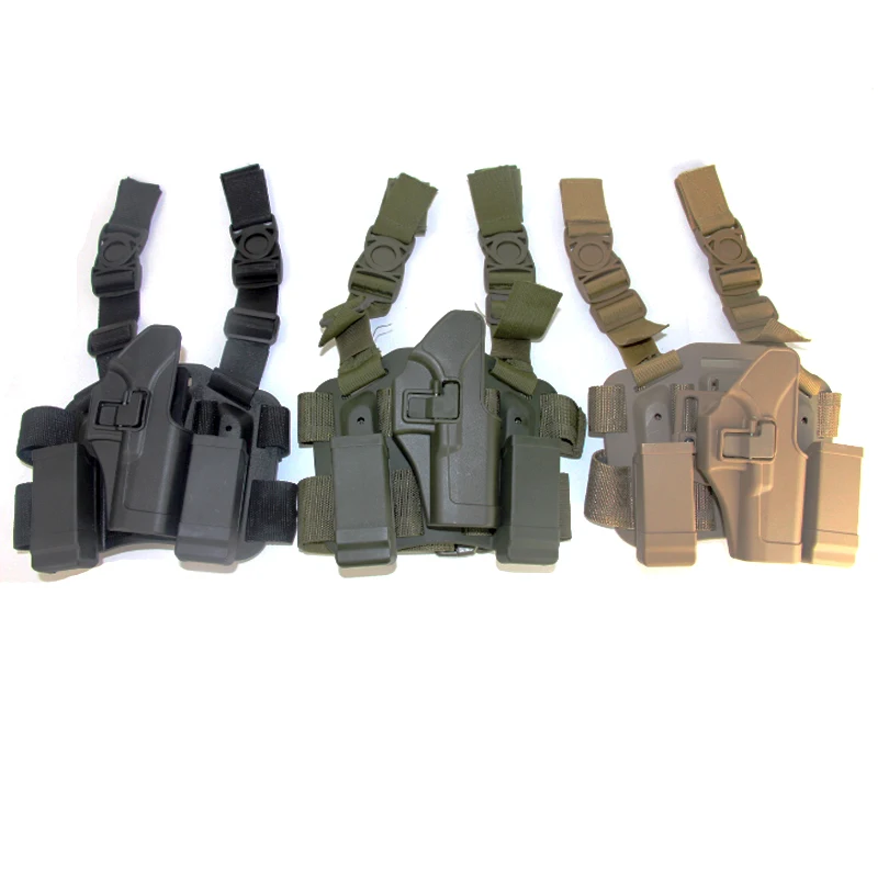 

Tactical CQC Glock Leg Gun Holster Military Combat Thigh Holster Hunting Pistol Shooting Holsters For Glock 17 19 Accessories
