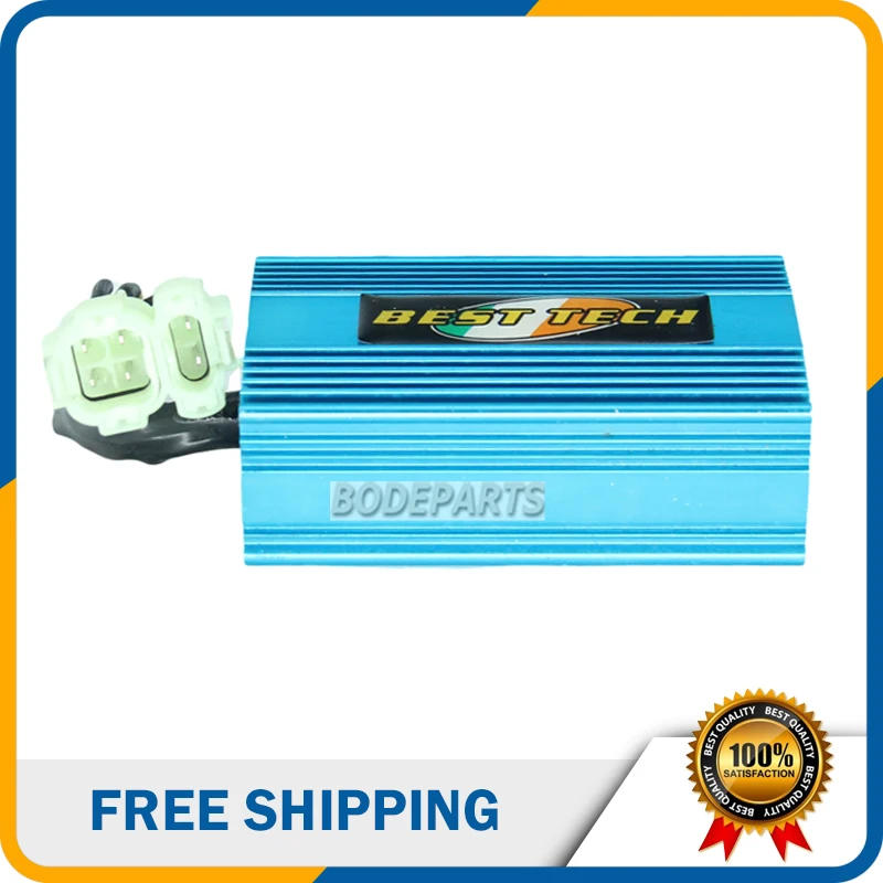 DQ144 Racing 6 контактная круглая Катушка зажигания переменного тока GY6 CDI Box для CG 125 250 CC