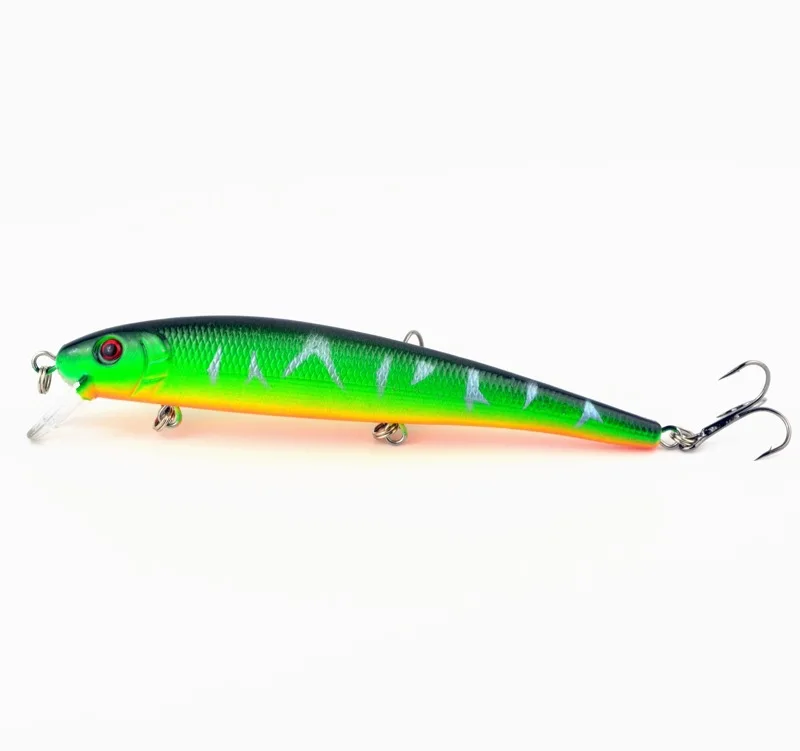 Жесткая Рыболовная Приманка Minnow 1 шт./лот 14 см 23 7 г с 3 рыболовными крюками