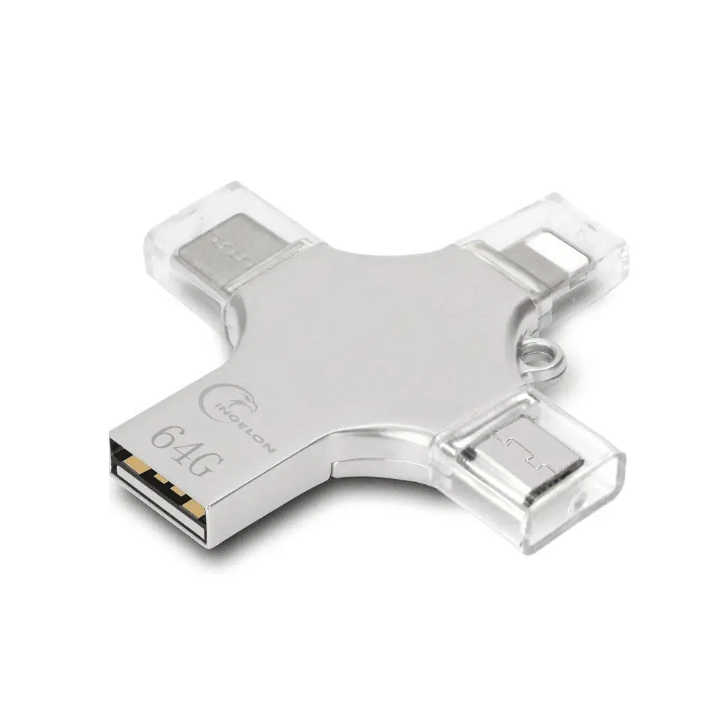 Металлические флешки USB флеш карта 64 Гб 32 16 памяти 128 go otg type c Micro C Stick 256 ГБ для iphone