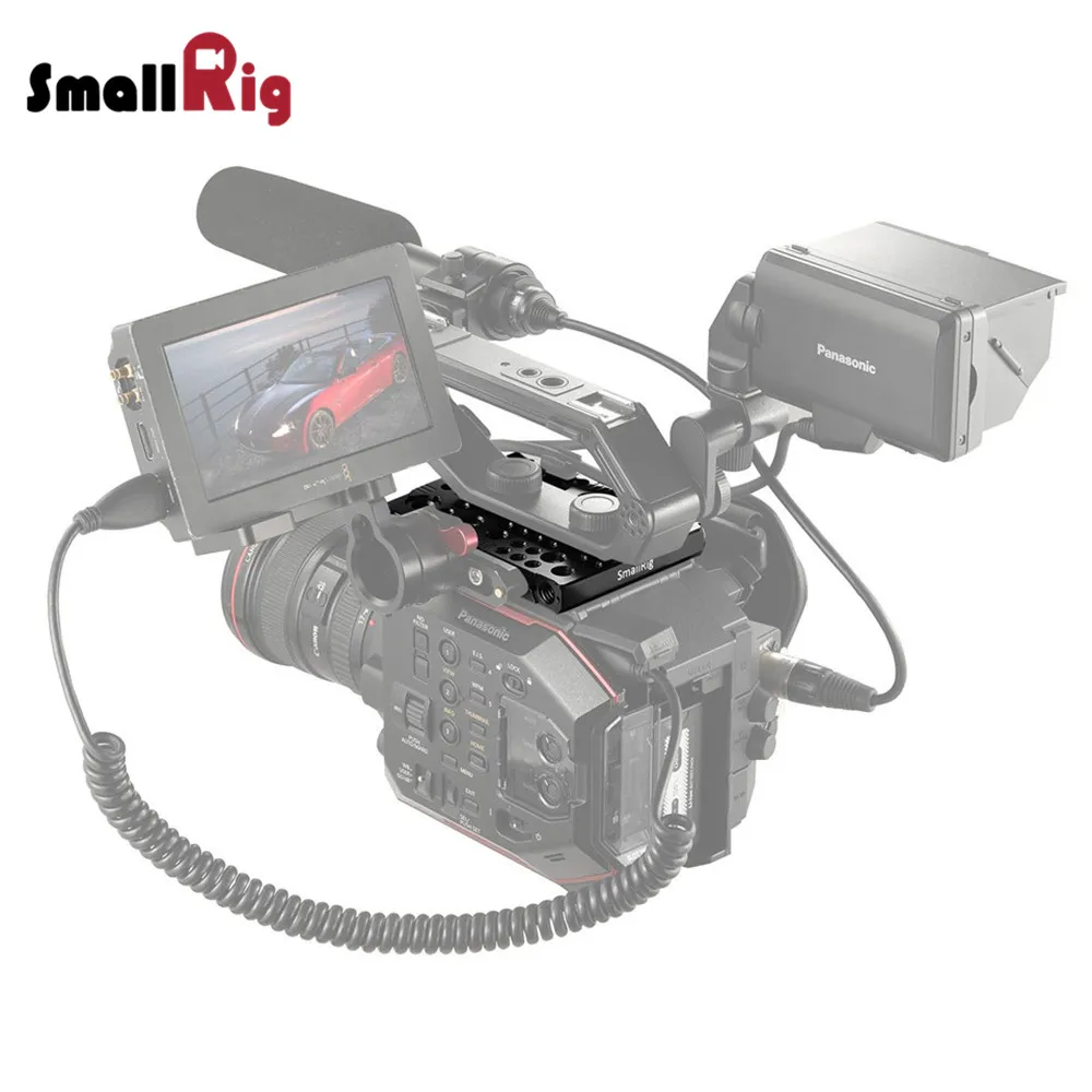 Верхняя пластина SmallRig для DSLR-камеры Panasonic EVA1 с 1/4 3/8 резьбовыми отверстиями