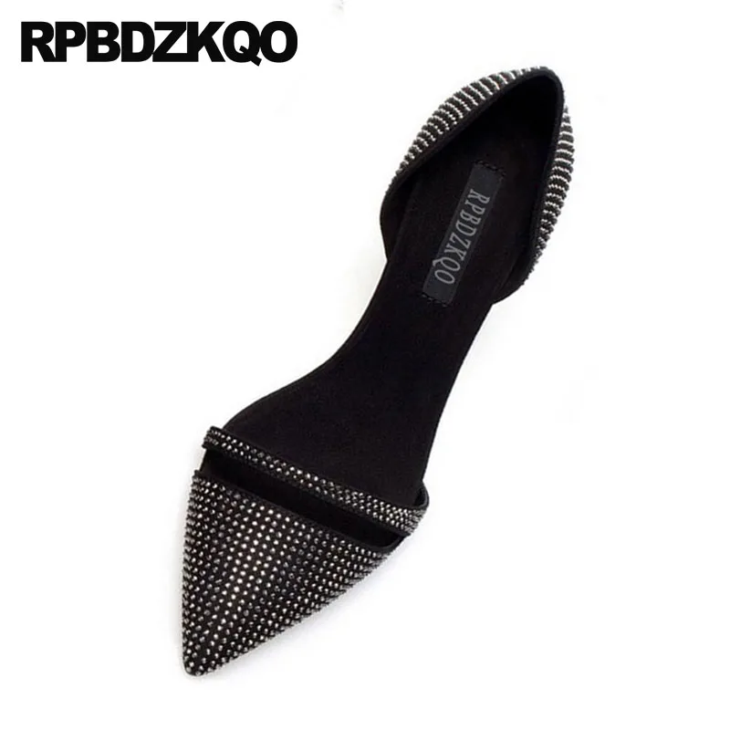 Обувь с острым носком Серебристые босоножки на высоком каблуке (8 см) со стразами