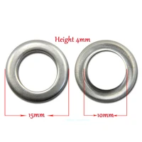 200 sets 10mm eyelets metal hole iron ring buckle clothes shoes accessories steam eyelets installation tool button mould