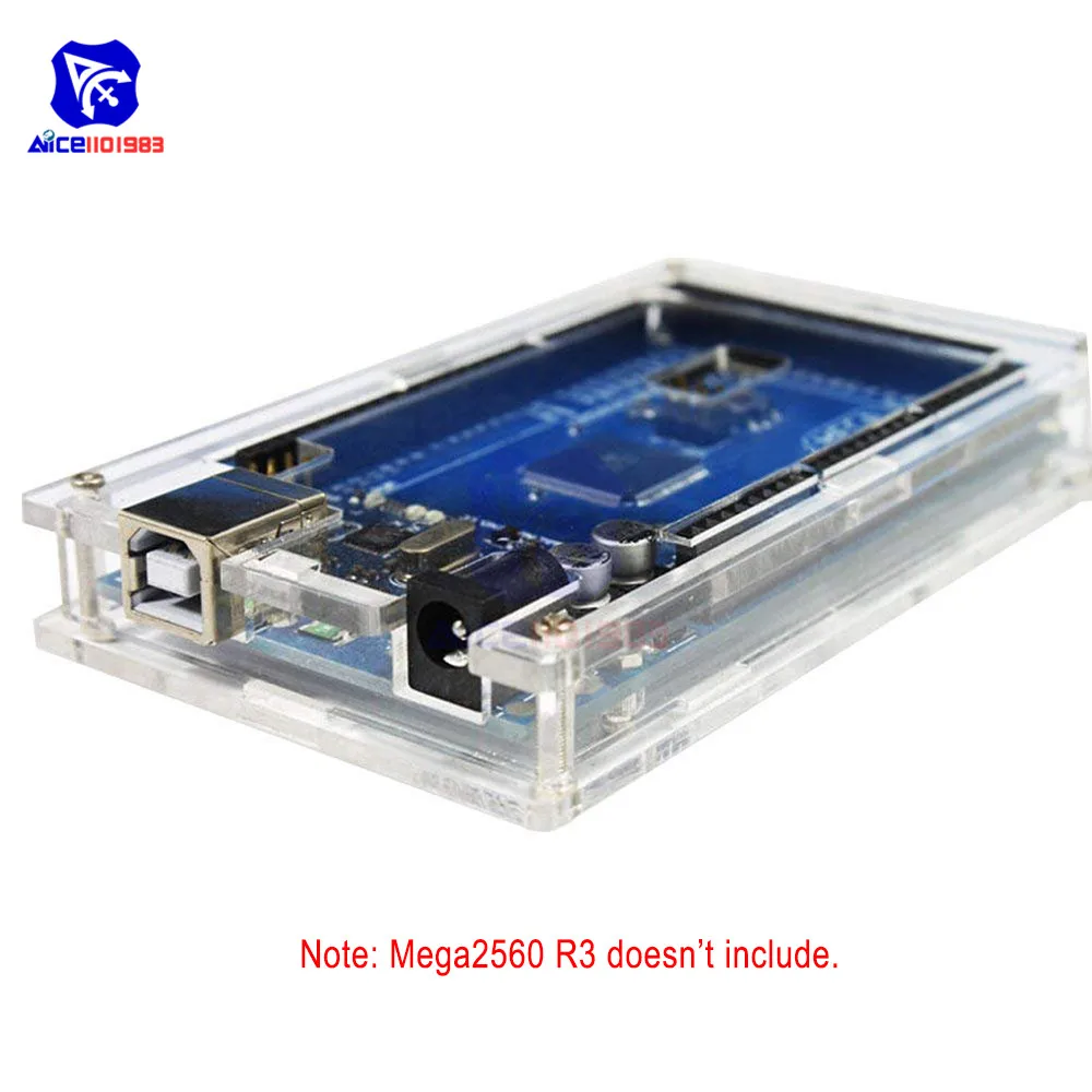 Акриловый прозрачный жесткий чехол для Arduino UNO R3 MEGA 2560 R3 защитный чехол