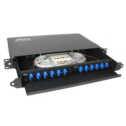 12 портовая волоконно оптическая коробка SC Распределение Волоконно Оптических