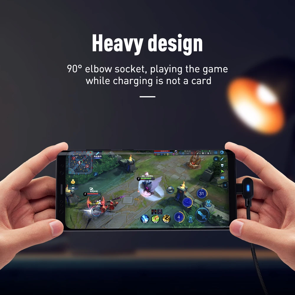 KEYSION l-тип usb type-C кабель для xiaomi redmi note 7 USB-C мобильный телефон Быстрая зарядка кабель для samsung S10 S9 S8 Plus