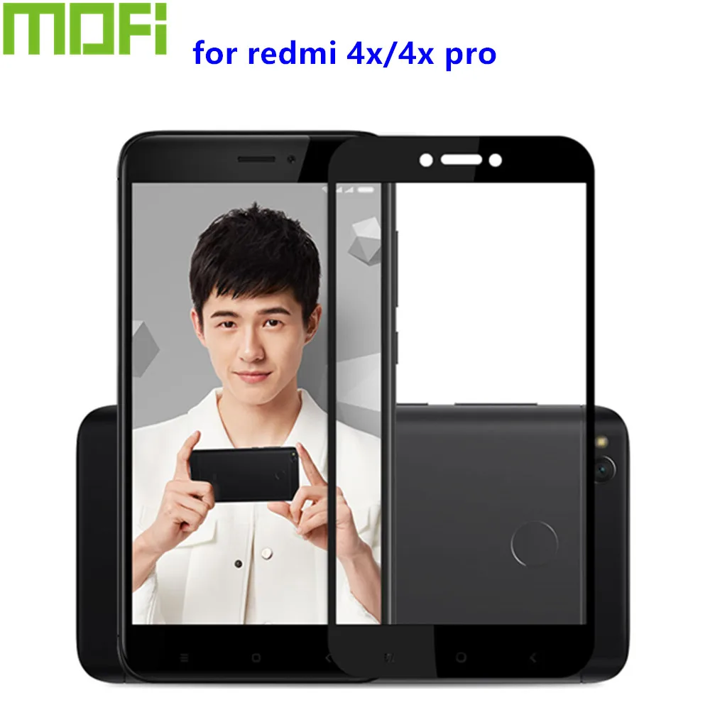 Для xiaomi redmi 4x закаленное стекло оригинал Mofi полное покрытие Защита экрана для Redmi
