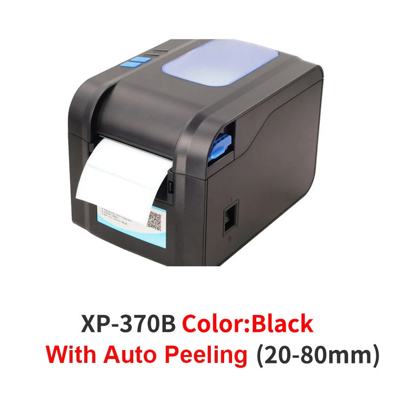 XP-370B USB PORT Xprinter принтер штрих-кодов этикеток термопринтер штрих-код принтер 20 мм-80 мм XP-365B/XP-370B - Цвет: XP-370B USB PORT