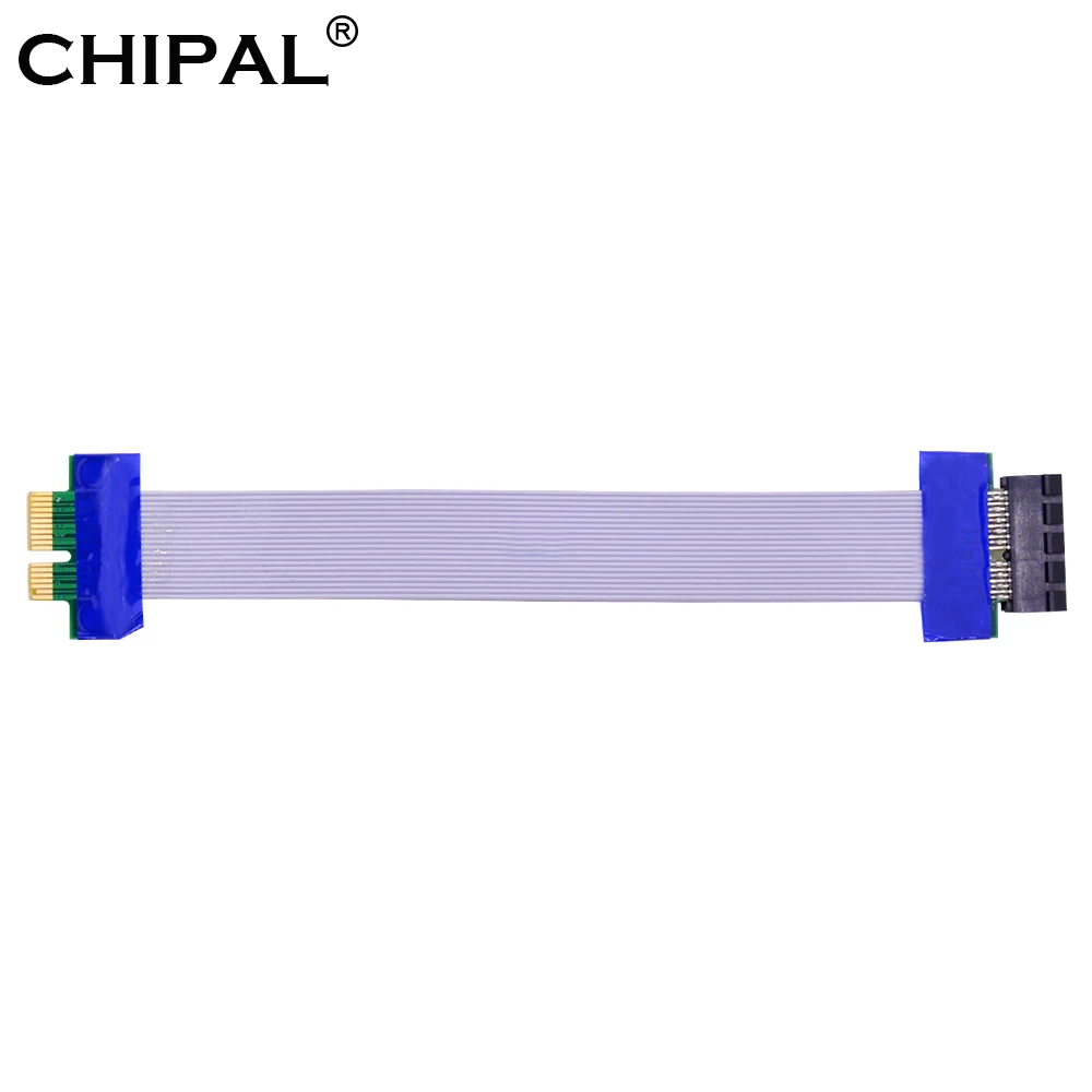 CHIPAL 1X на 1x слот расширения карты ленточный адаптер PCI Express удлинитель переместить