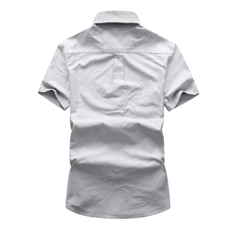 Летние мужские рубашка повседневные короткие рукава Мужские рубашки Camisas