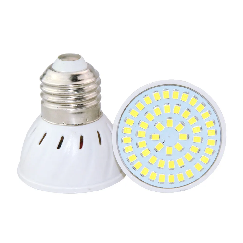 E27 светодиодные лампы GU10 AC 220 В SMD 2835 MR16 прожектор 4 Вт 6 8 энергосберегающее