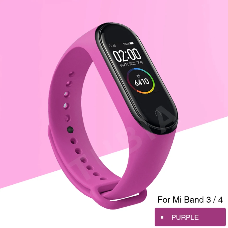 Mi Band 4 3 ремешок на запястье для Xiaomi Mi Band 3 4 Браслет Силиконовый Miband 3 4 NFC Correa аксессуары Smart Mi4 протектор