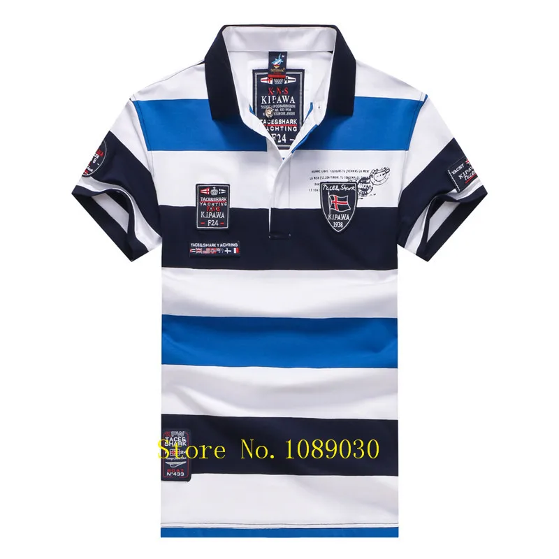 Мужская одежда 2018 Tace & Shark polo рубашка мужская классическая Повседневная брендовая