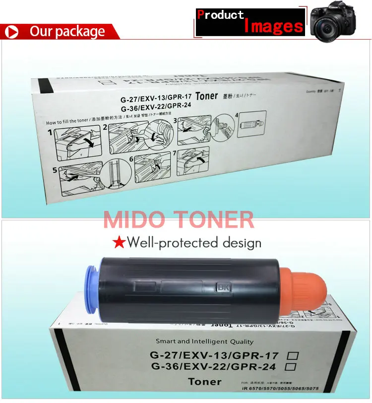NPG36 NPG-36 GPR24 GPR-24 EXV-22 картридж тонера для копиров для ADV ИК 5050 5050N 5055 5065 5075