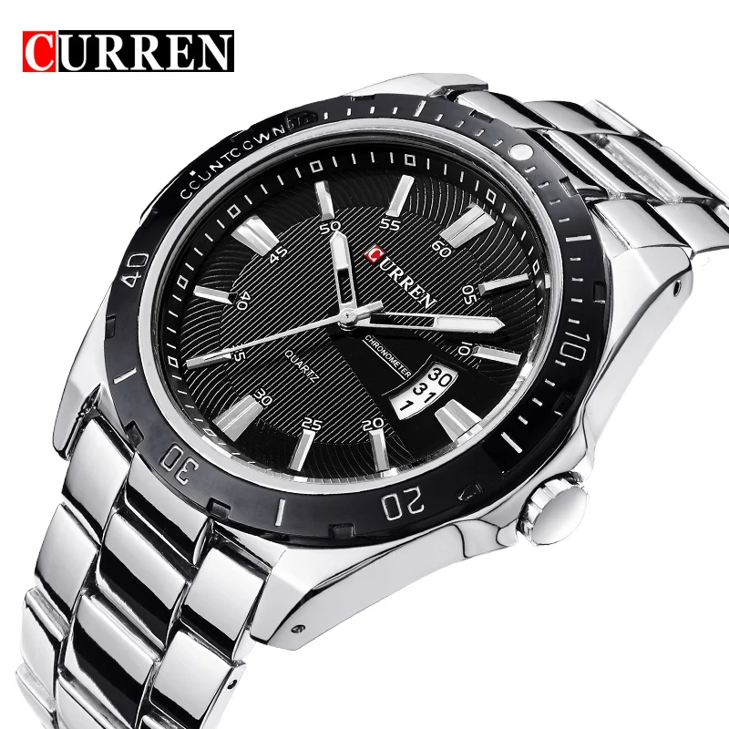 

CURREN Watches men luxury brand Watch quartz sport military men full steel wristwatches dive 30m Casual watch relogio masculino
