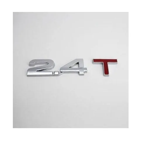 3D металлический 3D 1,4 1,5 1,6 1,8 2,0 2,2 2,4 2,5 2,8 3,0 с логотипом автомобиля задний багажник эмблема хвостовая часть украшения знак перемещения Sticke - Название цвета: Синий