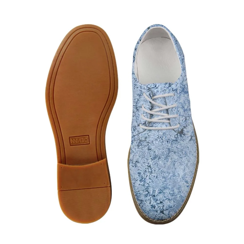 WHEREISART/женские модельные туфли в деловом стиле светло голубые мужские