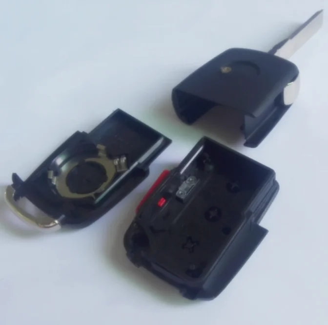 

10PCS/LOT remote key case shell 3+1 button FOR VW JETTA PASSAT SKODA SEAT
