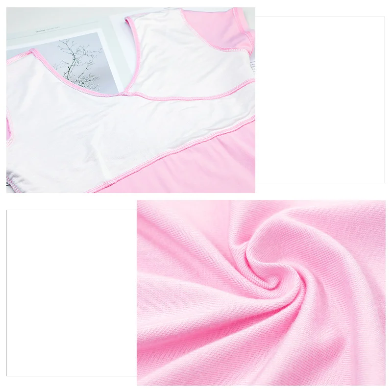 3 цвета Модальные Короткий рукав Топ балетный футболка Для женщин тонкая рубашка