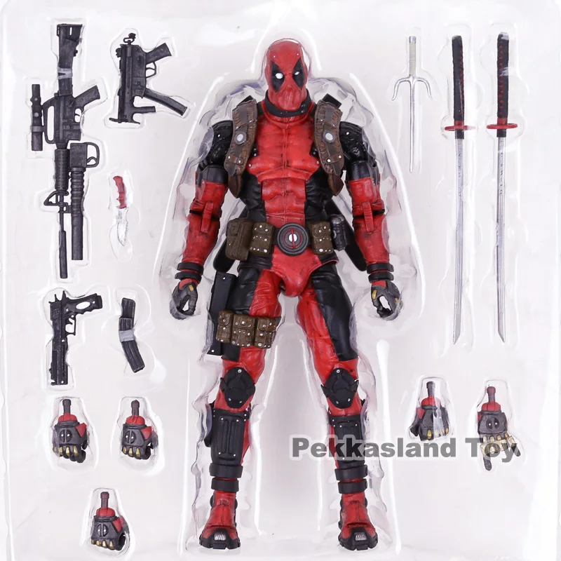 NECA Deadpool no box NECA Дэдпул конечный коллекционер 1/10 масштаб Epic Marvel ПВХ фигурка Коллекционная модель игрушки - Цвет: NECA Deadpool no box