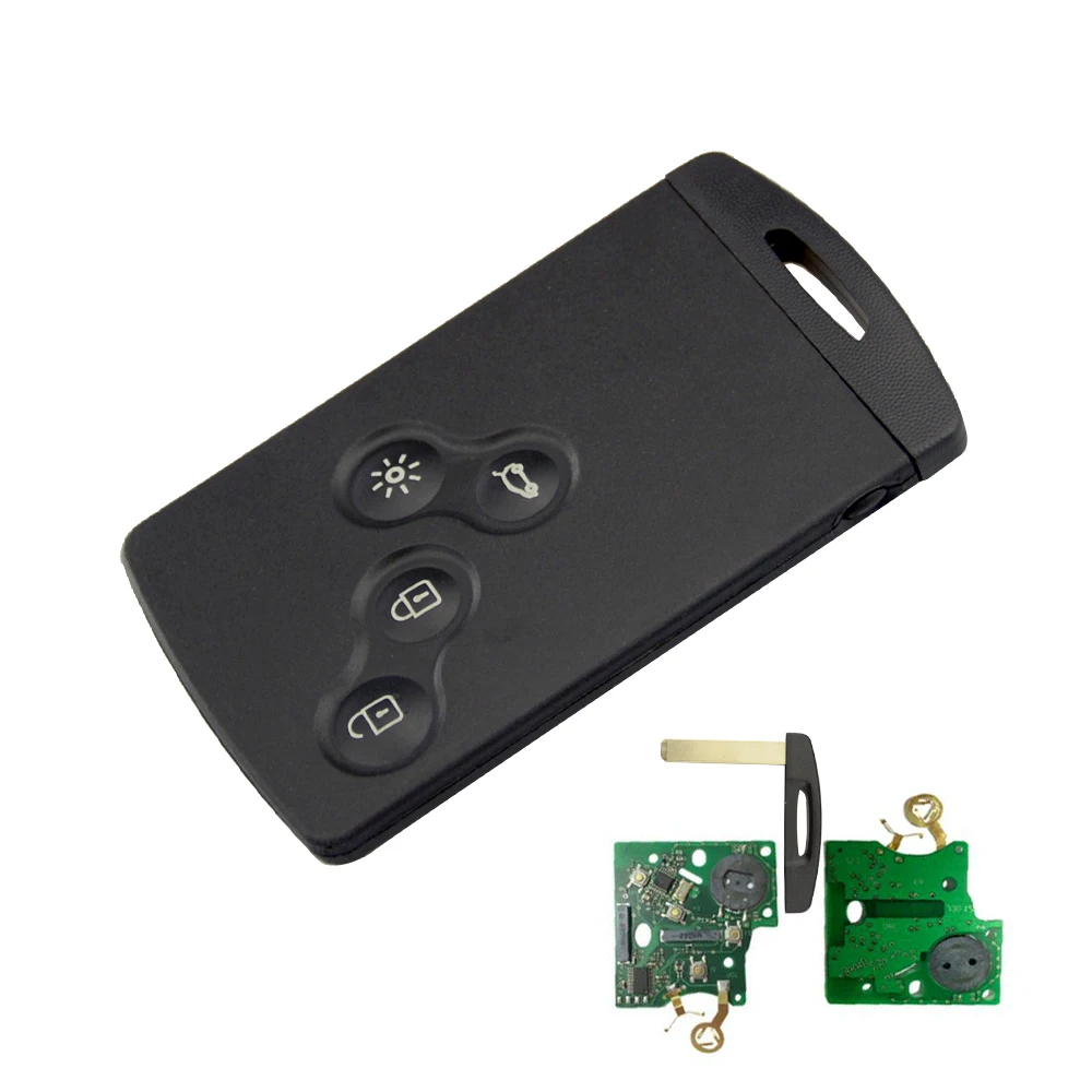 OkeyTech дистанционный брелок FSK 433 МГц PCF7952 чип для Renault Megane Scenic Лагуна Koleos Clio 4 кнопки