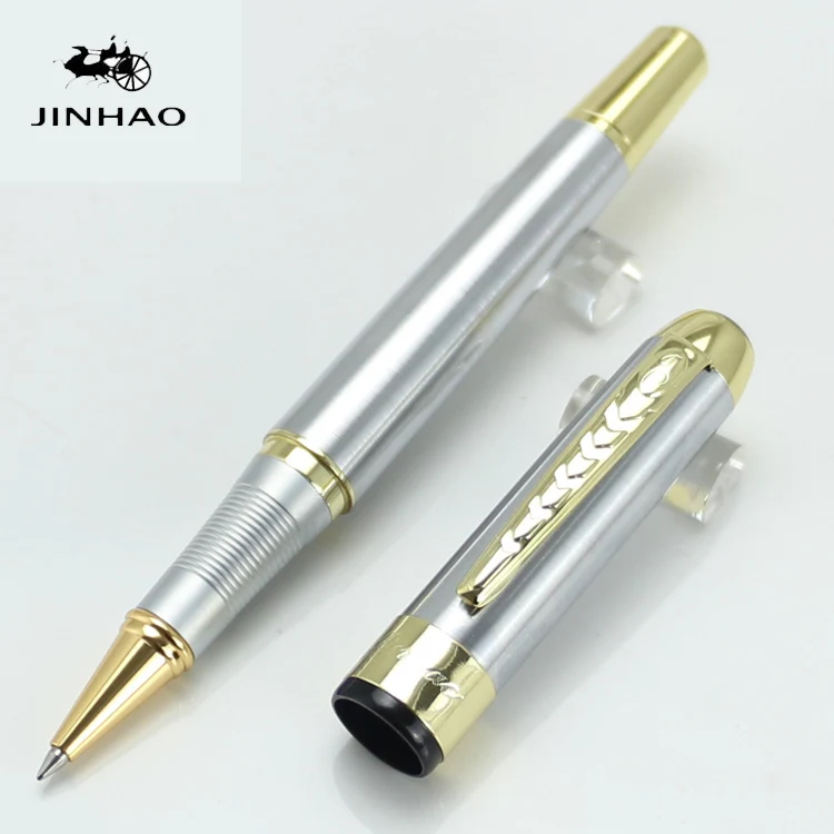 JINHAO 250 лучший дизайн металлическая шариковая ручка из нержавеющей стали серебро