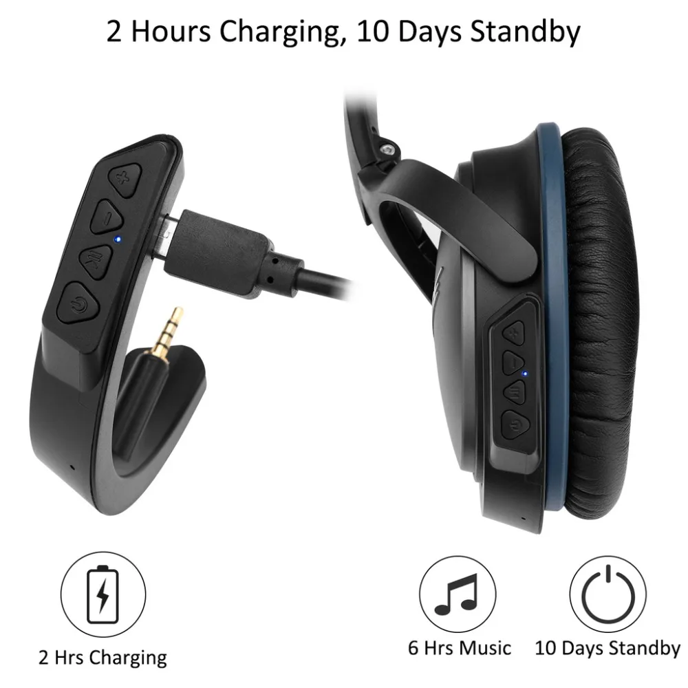 Bluetooth-адаптер BT5.0 для наушников Bose QC 25 QuietComfort (QC25) с поддержкой iOS и Android смартфонов |