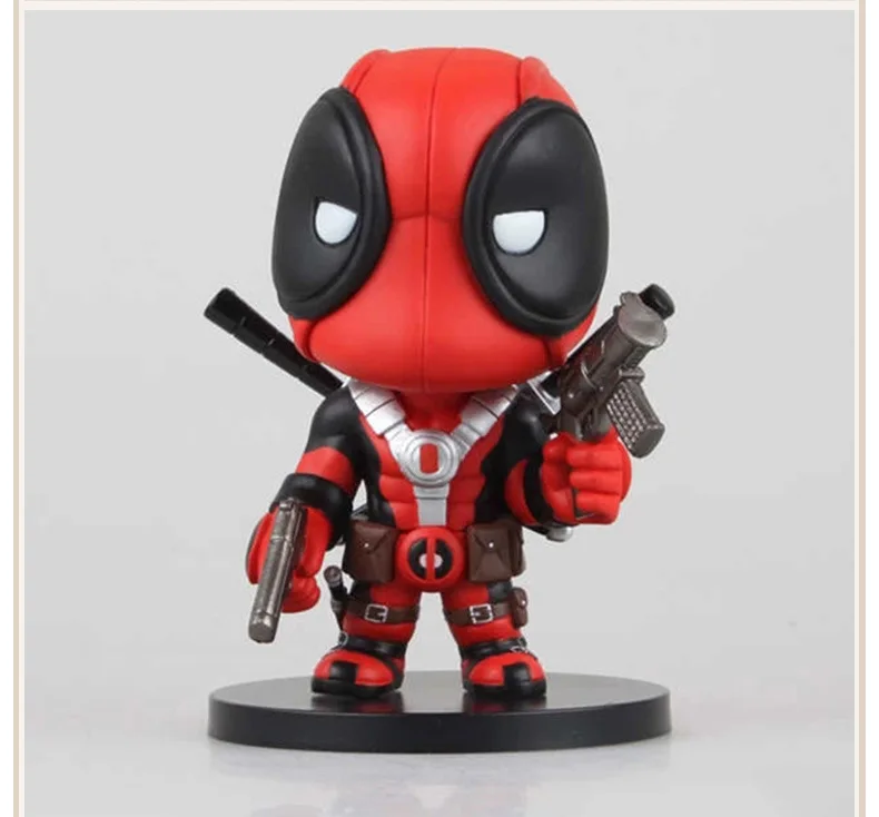 14 см ПВХ Мстители Super Hero Лига Справедливости X-MAN Дэдпул фигурку игрушки Коллекция
