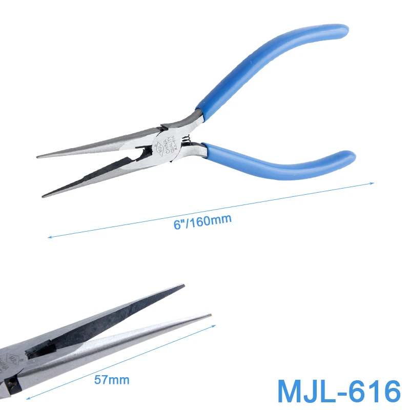 MJL 6 ''/150 мм игольчатые плоскогубцы Обжимные Щипцы для зачистки