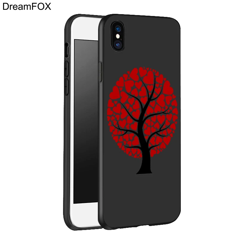 DREAMFOX L063 черный мягкий силиконовый чехол из ТПУ для Apple iPhone 11 Pro XR XS Max X 8 7 6 6S Plus 5 5S 5G SE