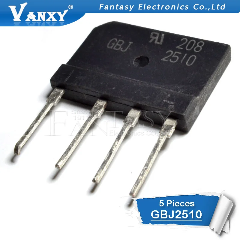 Мостовой выпрямитель KBJ2510 GBJ2510 25A 1000 В новый и оригинальный IC 5 шт.|rectifier bridge| |