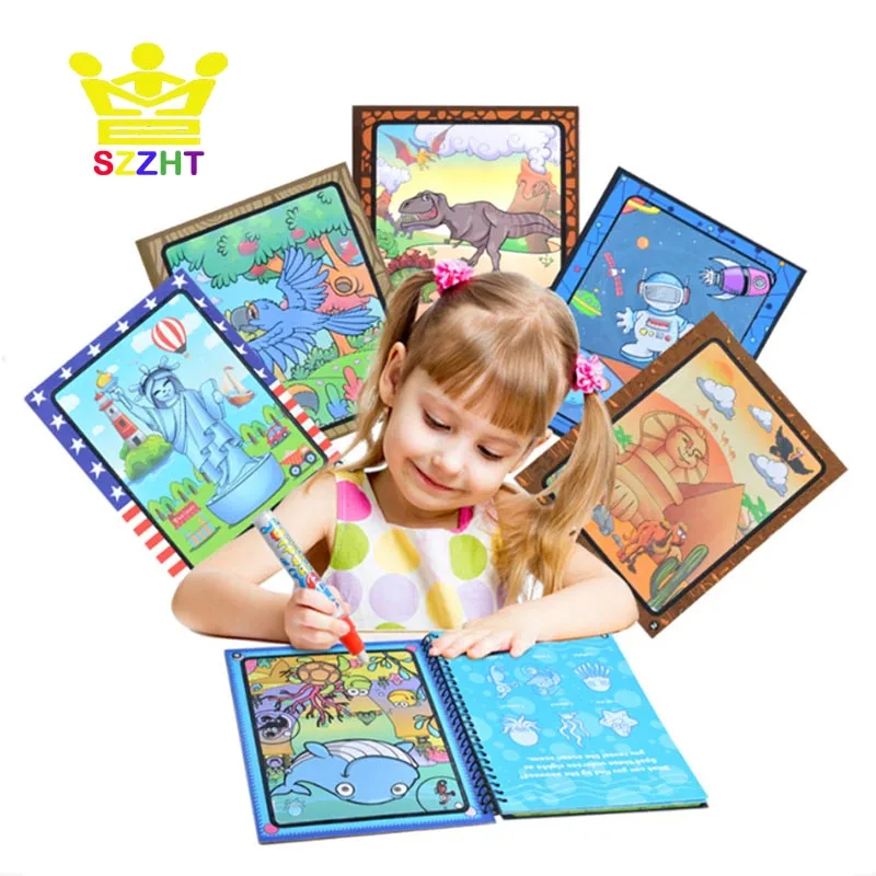 Альбом для рисования игрушек мультфильм учиться рисовать книга альбом воды