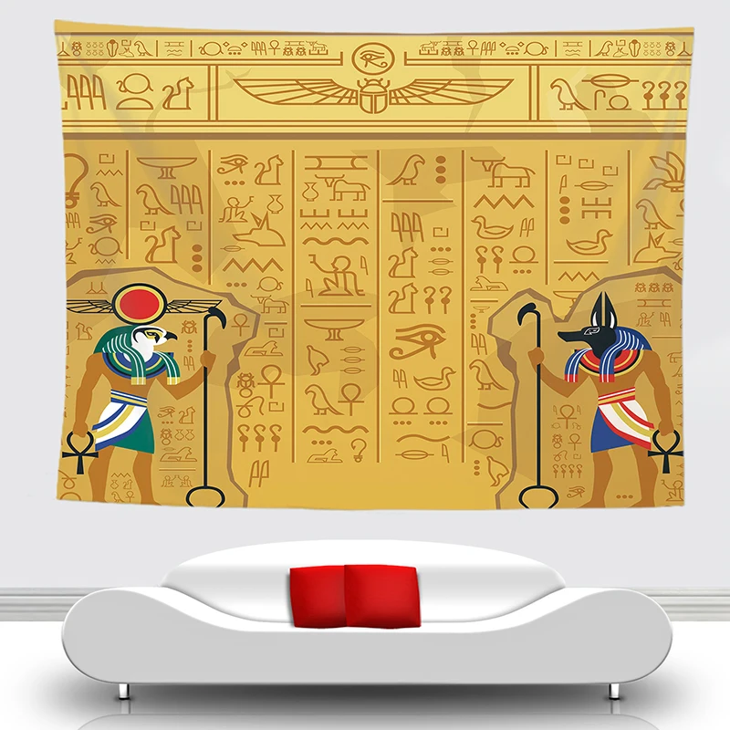 Египетский настенный гобелен Ennead настенное одеяло с рисунком Исиды Древняя