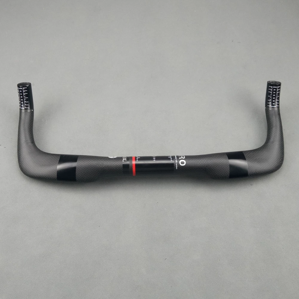 Велосипедный руль Bullhorn Carbon TT Bar дорожный упор велосипедные черные 3K матовые 31