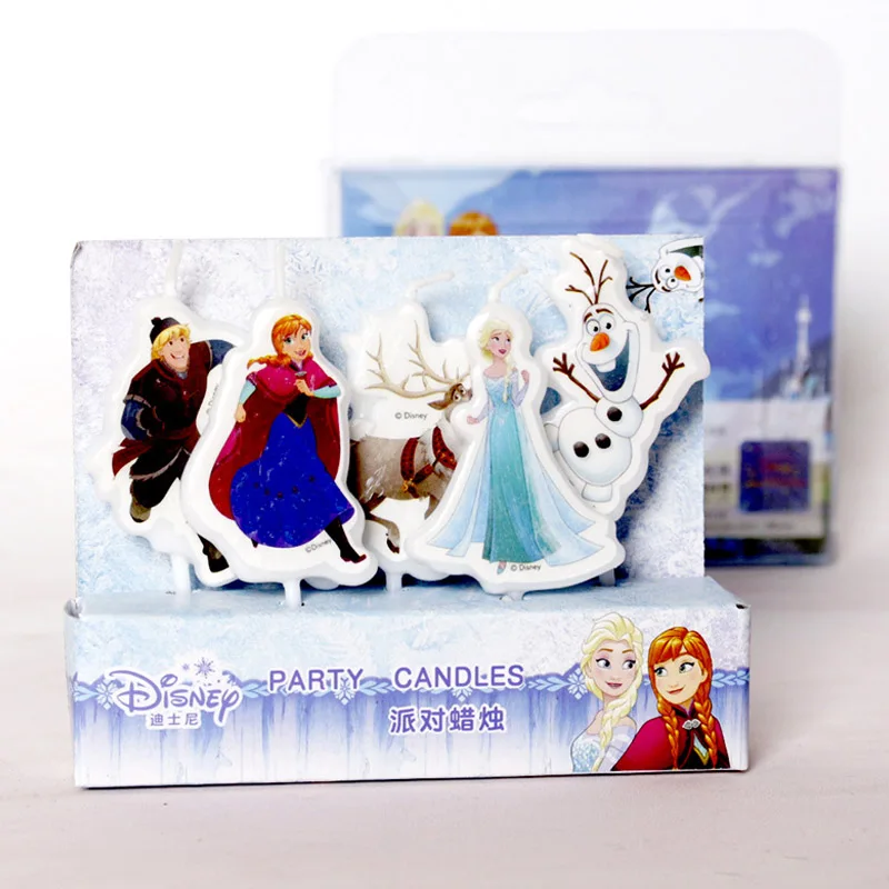 5 шт. красивая принцесса Эльза Ана Олаф тема Дети Девочки Мальчики с днем рождения