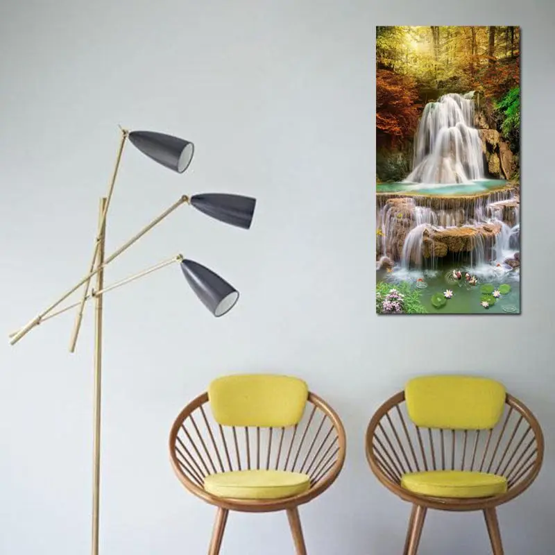 Водопад DIY 5D полная дрель алмазная живопись вышивка крестиком набор горный