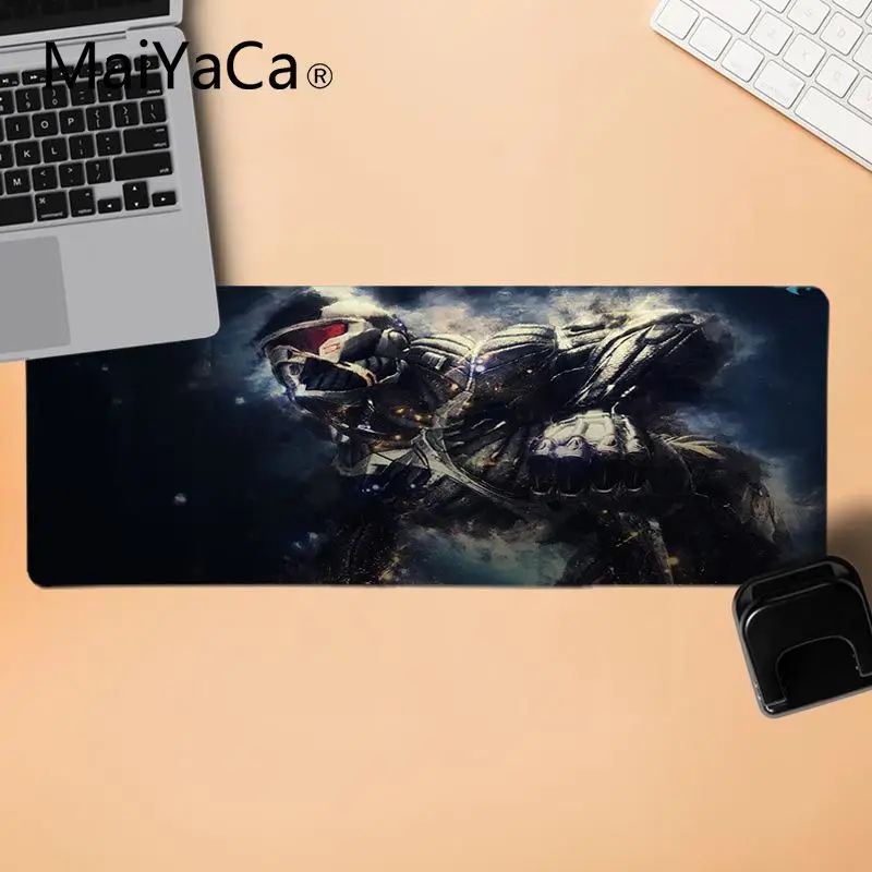 MaiYaCa 2019 New crysis Laptop Gaming Mice Mousepad Large Lockedge Mouse pad PC Computer mat Pad | Компьютеры и офис