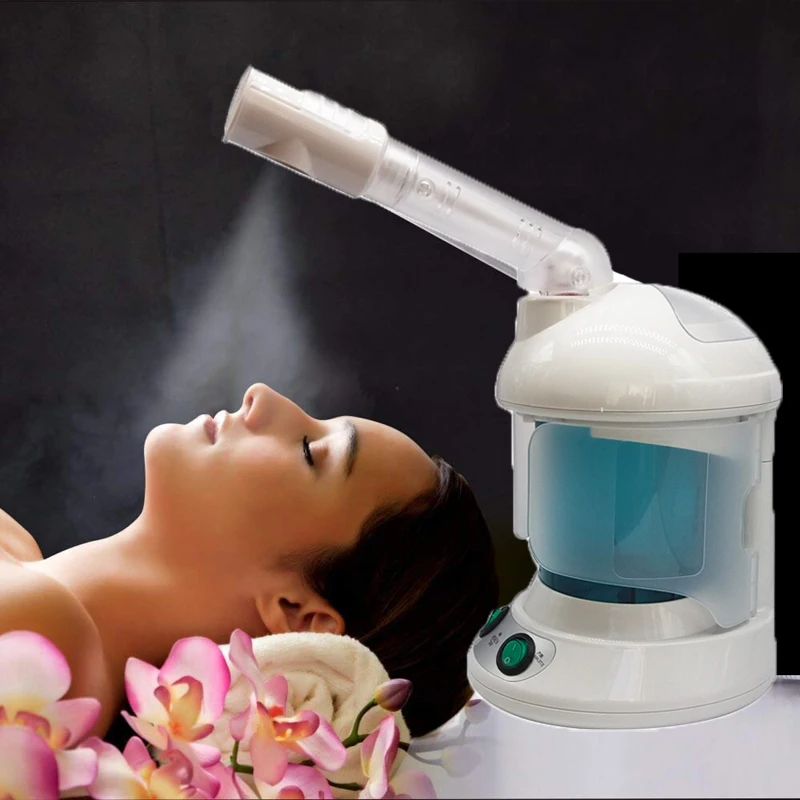 

2 in 1 Ozone Facial Spray Steamer, With Extendable Arm \ Table Top Mini Spa Face Design, 360 Degrees Rotatable Spray Head