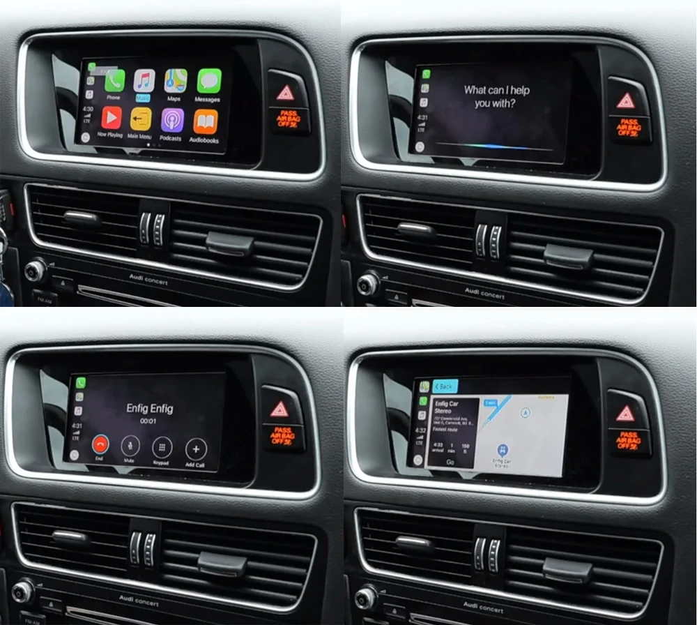 Sinairyu беспроводной Apple CarPlay видео интерфейс решение для A4 A5 B8 Q5 без MMI с Audi концертная симфония модель