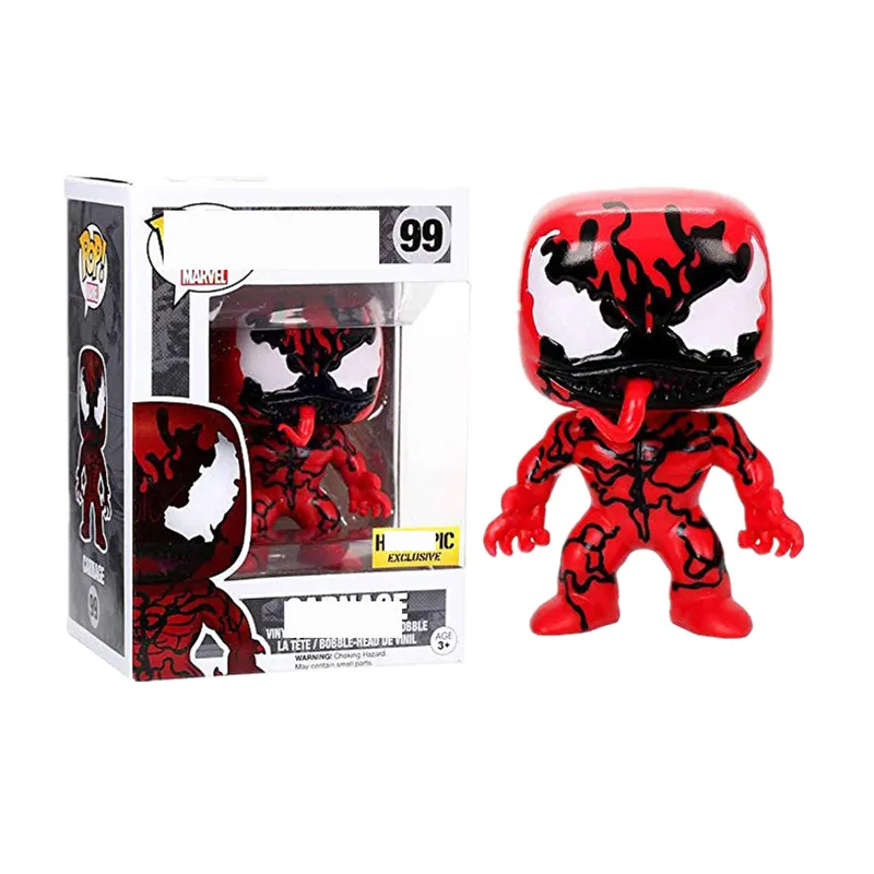 1 шт. Funko pop чудо яд тематическая фигурка #300 Venompool #82 #99 #100 Коллекционная модель