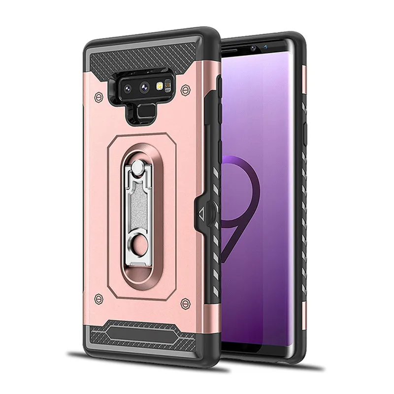 Чехол для Samsung s10 5G s8 s9 Plus S10lite S10E note8 note9 A6Plus с отделением карт противоударный