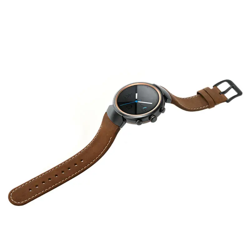 Для ASUS ZenWatch 3 Band, винтажный ремешок для часов из натуральной кожи, сменный ремешок для часов с безопасной металлической застежкой