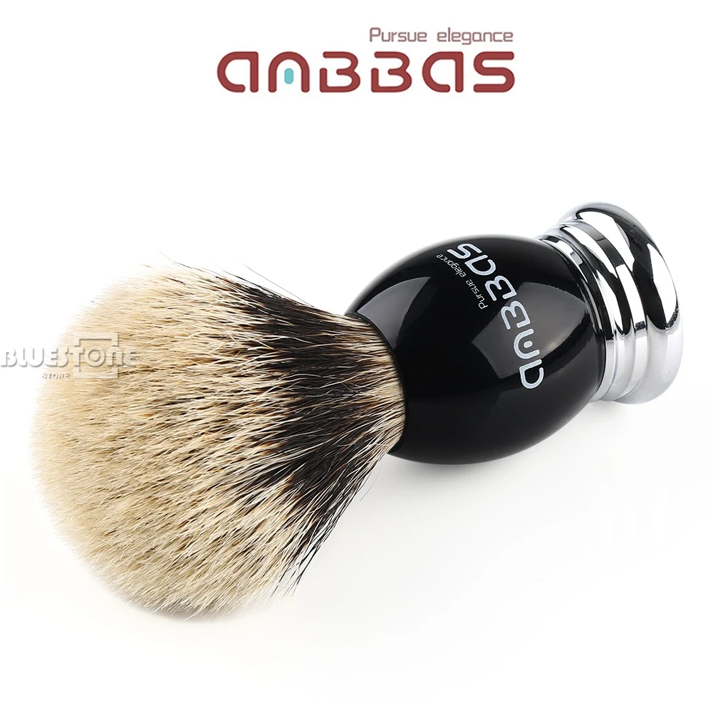 Anbbas супер класса щетка для бритья ручка из смолы и сплава груминга мужчин|badger shaving