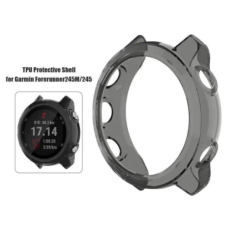 Сменные мягкие защитные чехлы из ТПУ для Garmin Forerunner 245 M/245 Предотвращают появление