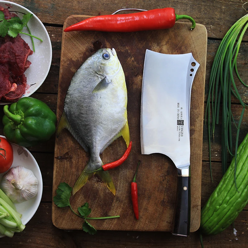 Кливер FANGZUO из нержавеющей стали 7 5 дюйма китайский разделочный нож кухонный