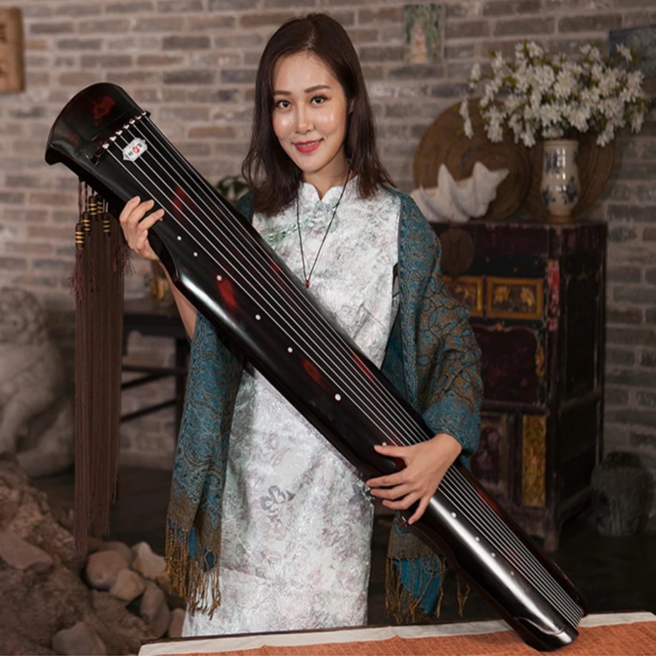 Высокое качество Guqin Fuxi type старая паулония 7 струн Master рекомендуется для