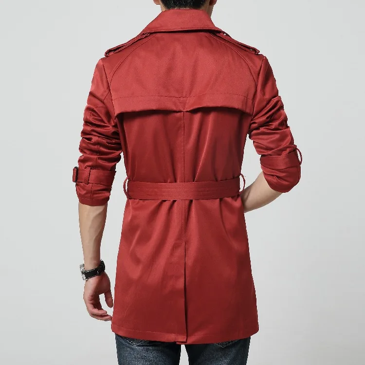 

Spring & autumn plus size men Trench turn-down collar loose Single Breasted jacket big size coat with hooded 6xl Hat Detachab