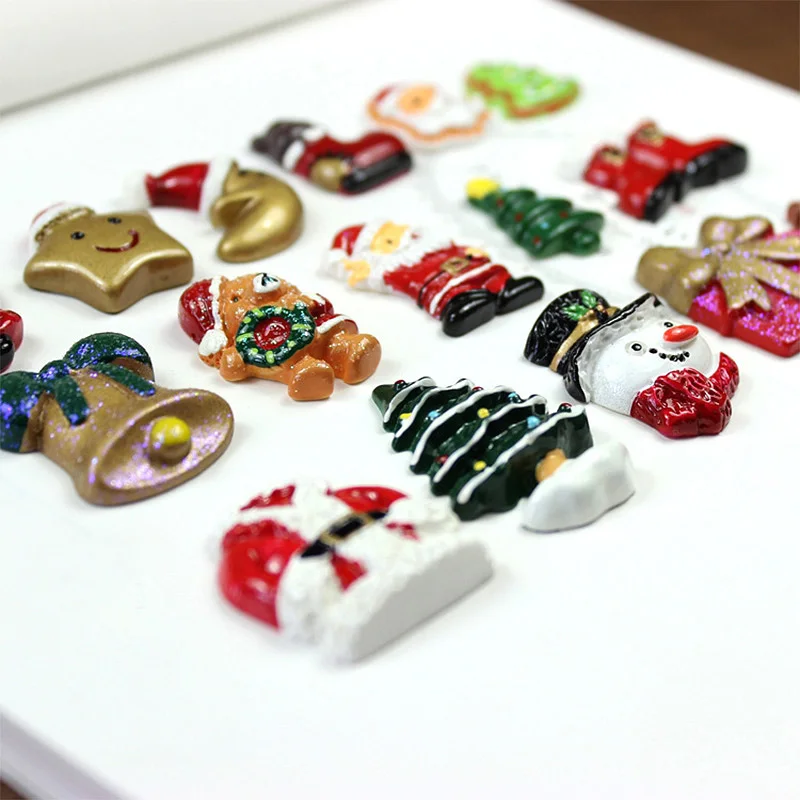 DIY аксессуары Рождественская елка олень Снеговик Сант Клаус миниатюрная фигурка