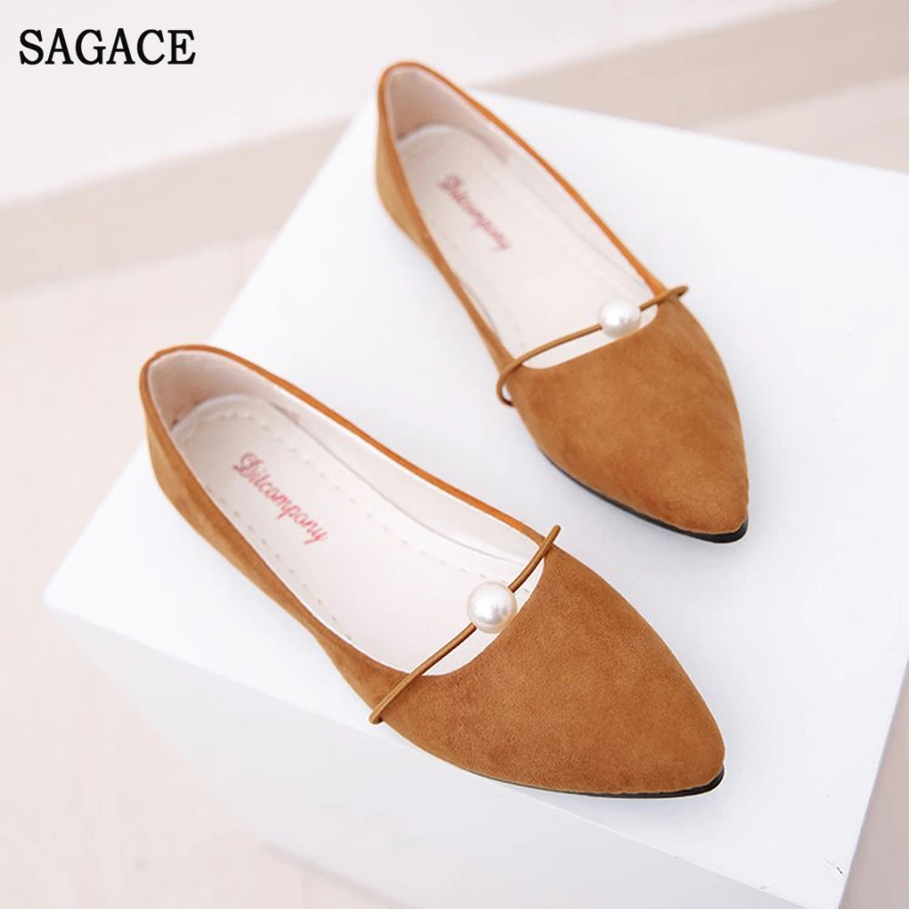 SAGACE/женские модные элегантные тонкие туфли на плоской подошве повседневные